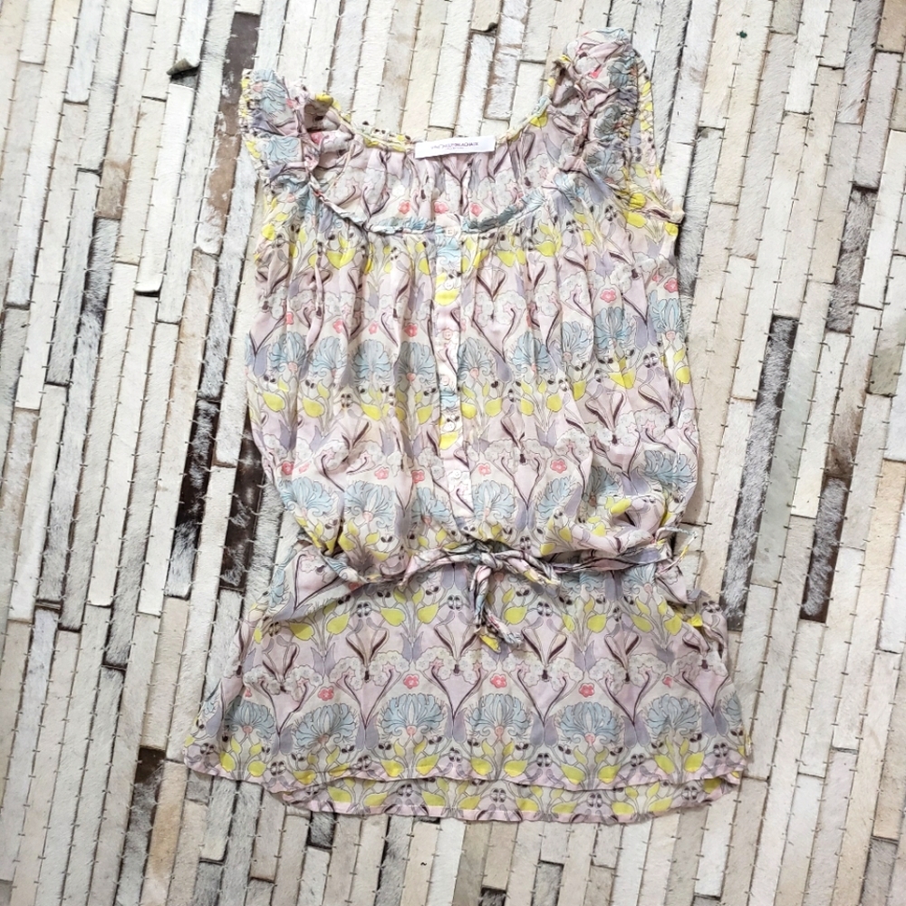 VERONIQUE DELACHAUX Design Print Blouse